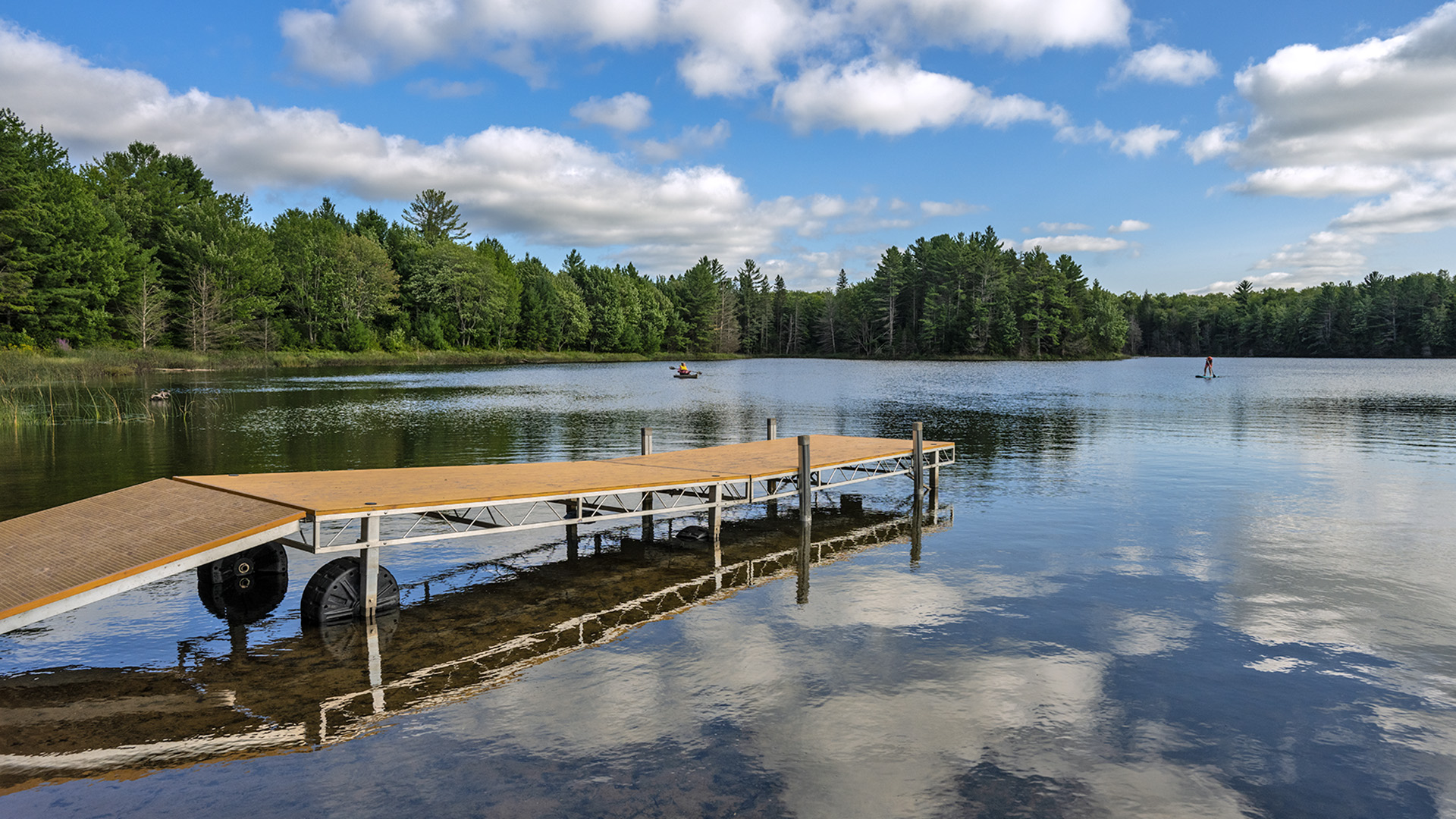 Boat dock at Otter Lake